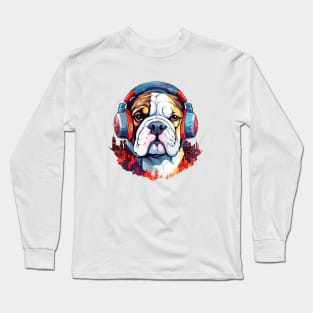 English Bulldog Animal World Pet Dog Loving Fun Long Sleeve T-Shirt